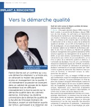 Interview “Vers la démarche qualité” du Dr Bonne par le Dr Metz
